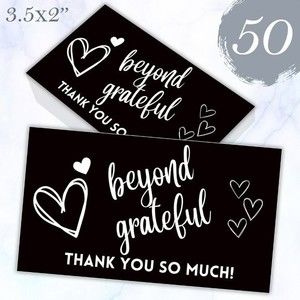 ♥️ 5x25 / 50 Thank You Cards
